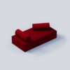 Divano design bordeaux modulare | Reef