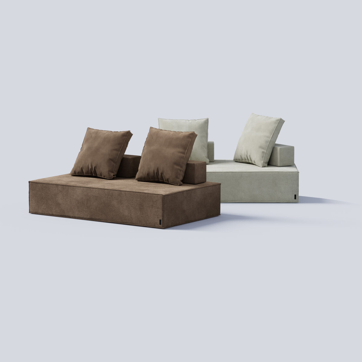 Divano di design REEF in ambiente contemporaneo