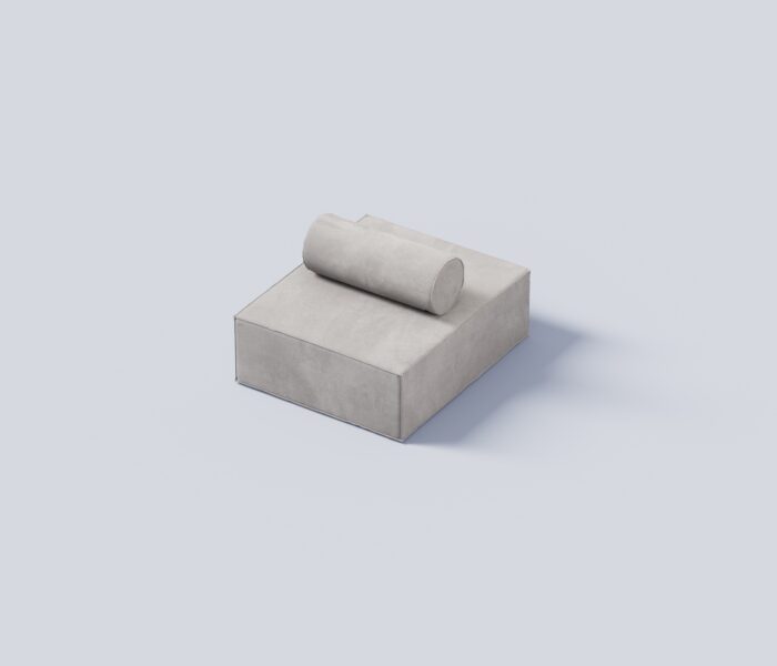 Cuscino cilindrico per divano Reef Dynamic Island Duo