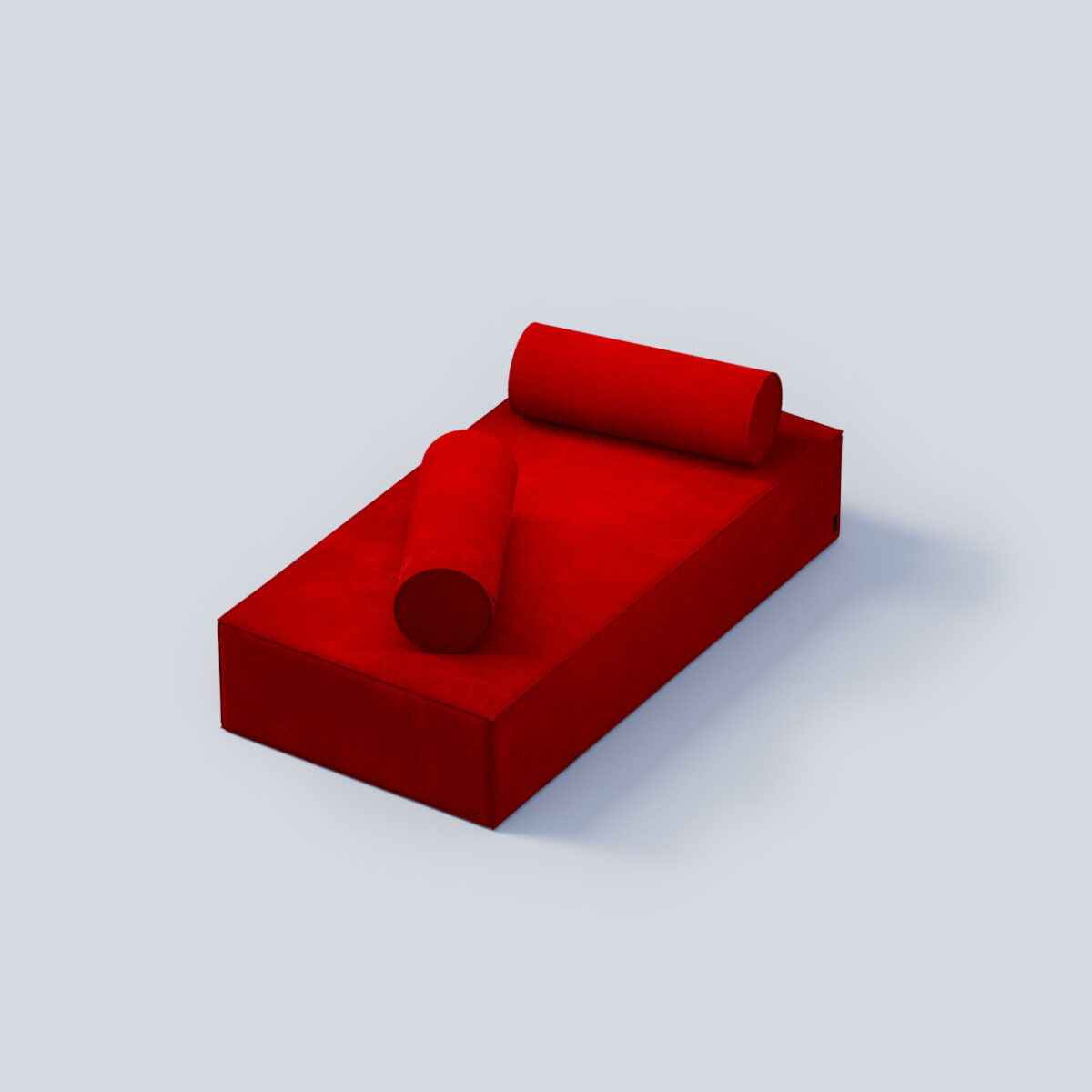 Divano design rosso modulare | Reef